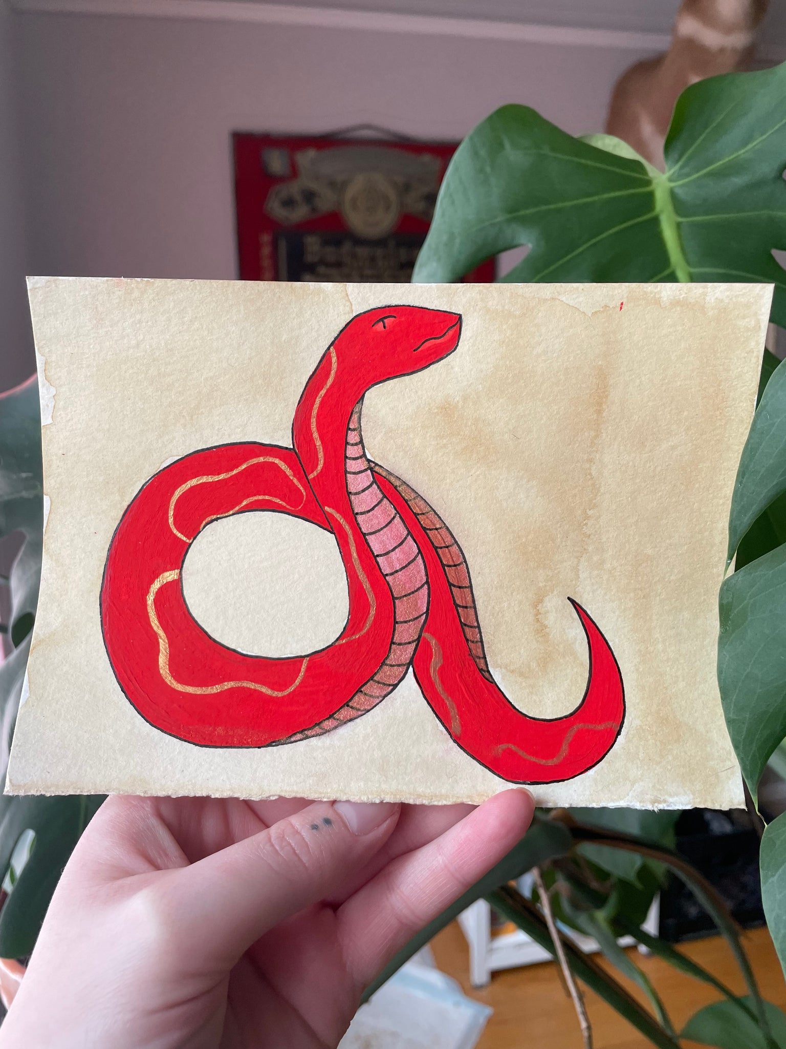 Red & Gold Snake